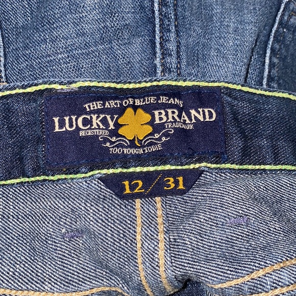 Lucky Brand | Riley Cut-Off Jean Shorts Size 12 - Picture 3 of 5